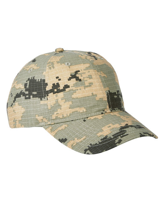 BX018 Big Accessories Unstructured Camo Cap