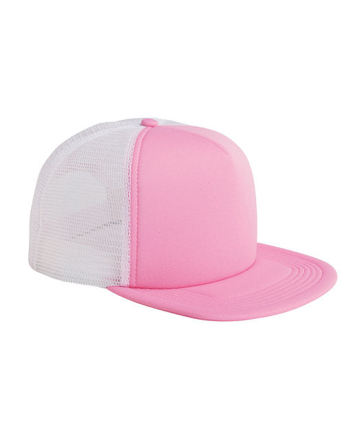 BX030 Big Accessories 5-Panel Foam Front Trucker Cap