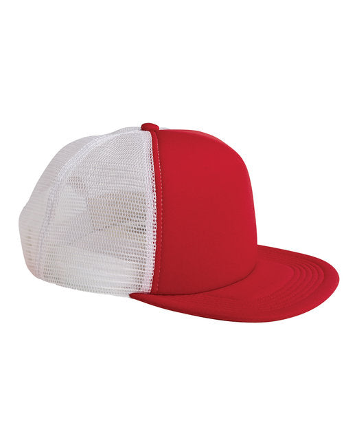 BX030 Big Accessories 5-Panel Foam Front Trucker Cap