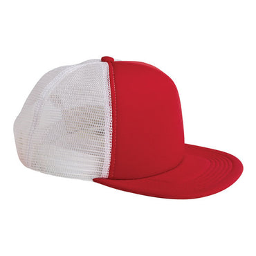 BX030 Big Accessories 5-Panel Foam Front Trucker Cap