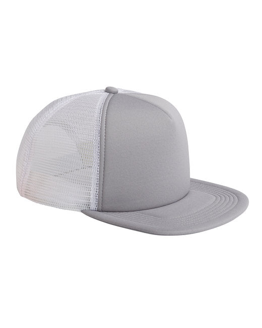 BX030 Big Accessories 5-Panel Foam Front Trucker Cap