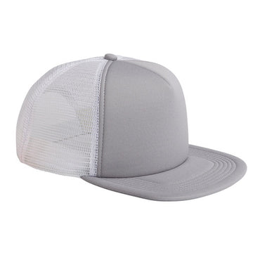 BX030 Big Accessories 5-Panel Foam Front Trucker Cap