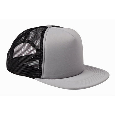 BX030 Big Accessories 5-Panel Foam Front Trucker Cap