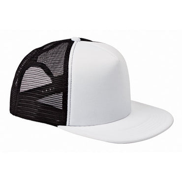 BX030 Big Accessories 5-Panel Foam Front Trucker Cap