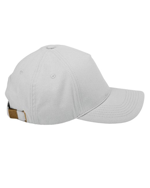 BX034 Big Accessories 5-Panel Brushed Twill Cap