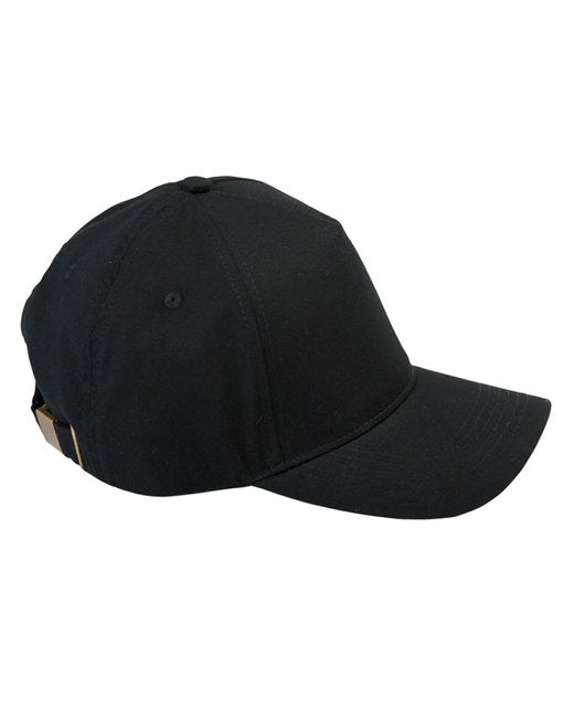 BX034 Big Accessories 5-Panel Brushed Twill Cap