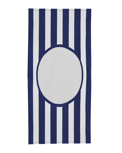 C3060PF Carmel Towel Company Print Friendly College Stripe Towel