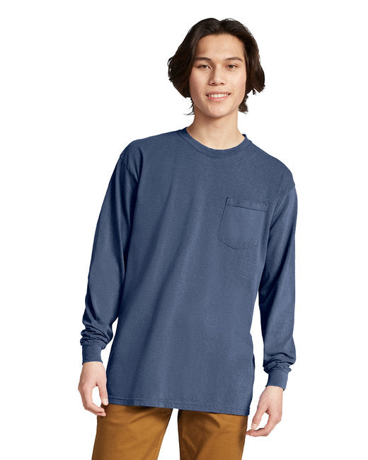 C4410 Comfort Colors Adult Heavyweight RS Long-Sleeve Pocket T-Shirt