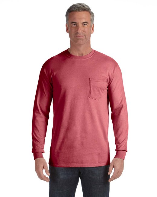 C4410 Comfort Colors Adult Heavyweight RS Long-Sleeve Pocket T-Shirt