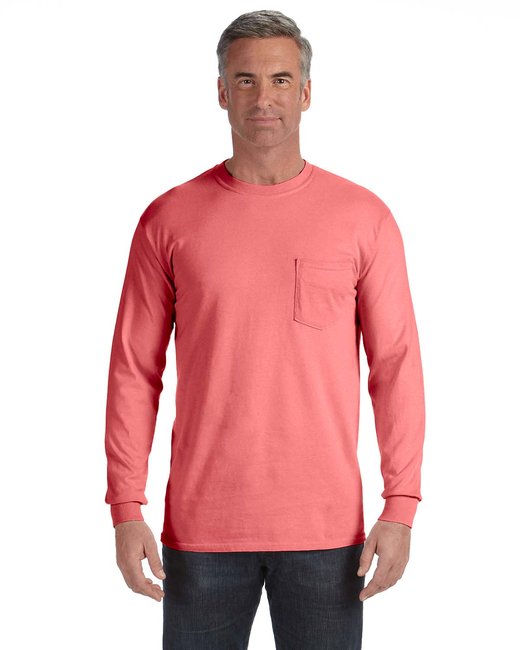 C4410 Comfort Colors Adult Heavyweight RS Long-Sleeve Pocket T-Shirt