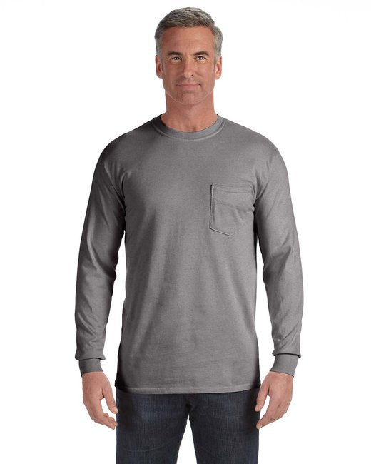 C4410 Comfort Colors Adult Heavyweight RS Long-Sleeve Pocket T-Shirt