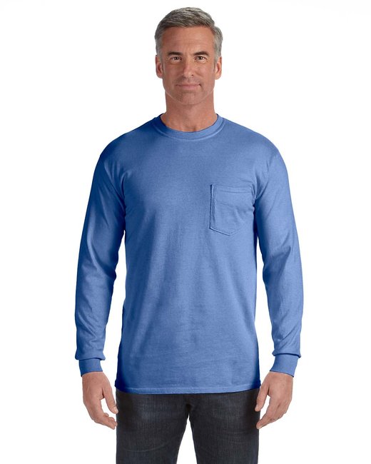 C4410 Comfort Colors Adult Heavyweight RS Long-Sleeve Pocket T-Shirt