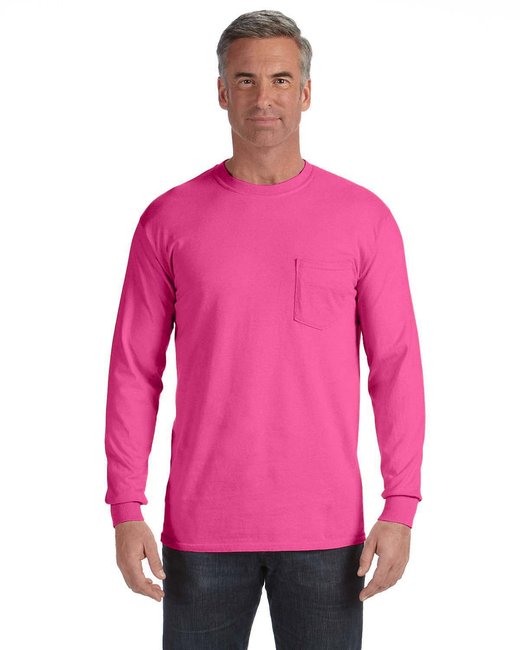 C4410 Comfort Colors Adult Heavyweight RS Long-Sleeve Pocket T-Shirt