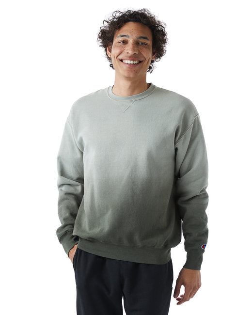 D400D Champion Unisex Dip Dye Crew