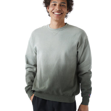 D400D Champion Unisex Dip Dye Crew