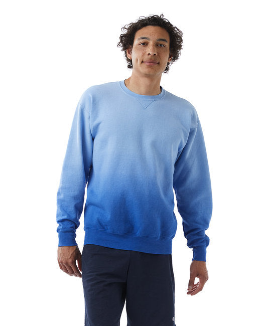 D400D Champion Unisex Dip Dye Crew