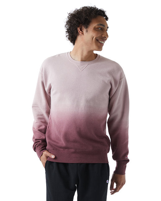 D400D Champion Unisex Dip Dye Crew