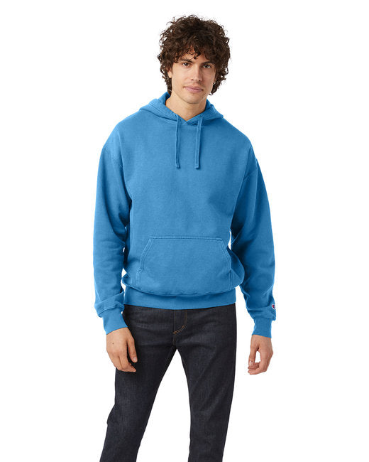 CD450 Champion Unisex Garment Dyed Hooded Sweatshirt