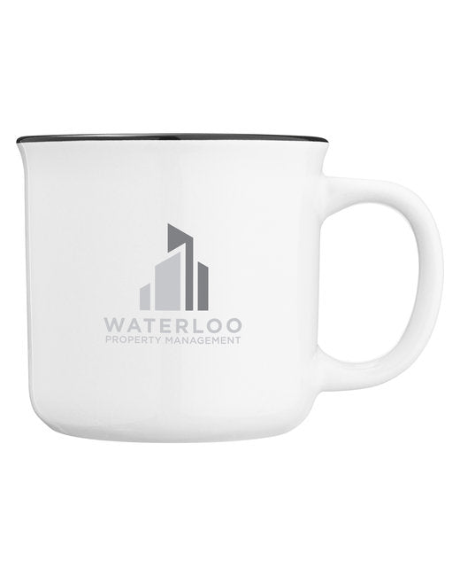 CE060 CORE365 12oz Ceramic Two-Tone Mug