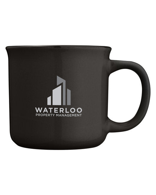 CE060 CORE365 12oz Ceramic Two-Tone Mug