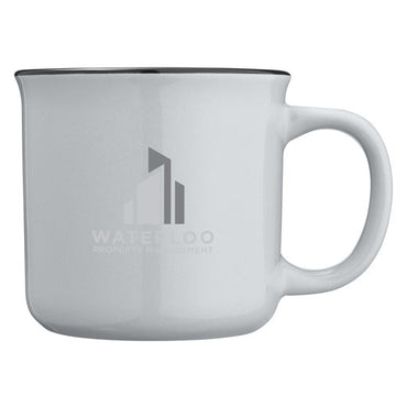 CE060 CORE365 12oz Ceramic Two-Tone Mug