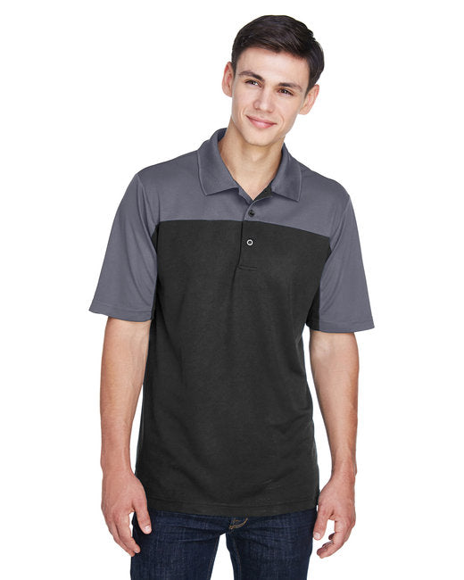 CE101 CORE365 Men's Balance Colorblock Performance Piqué Polo