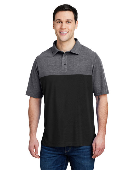 CE112C CORE365 Men's Fusion ChromaSoft Colorblock Polo