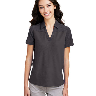 CE112CW CORE365 Ladies' Fusion ChromaSoft Colorblock Polo