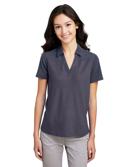 CE112CW CORE365 Ladies' Fusion ChromaSoft Colorblock Polo