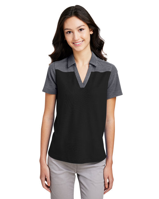 CE112CW CORE365 Ladies' Fusion ChromaSoft Colorblock Polo