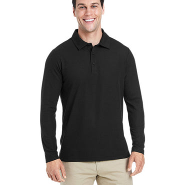 CE112L CORE365 Men's Fusion ChromaSoft™ Long-Sleeve Pique Polo