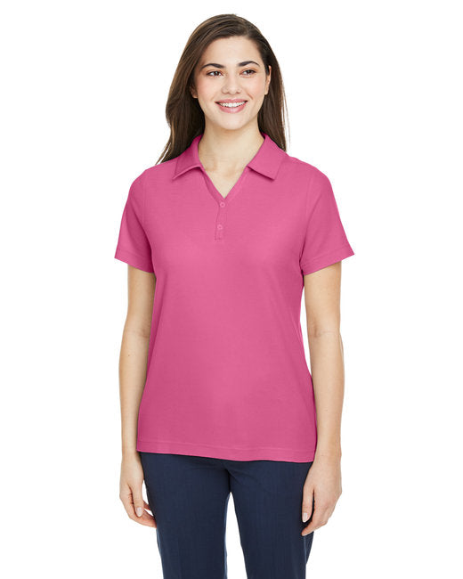 CE112W CORE365 Ladies' Fusion ChromaSoft™ Pique Polo