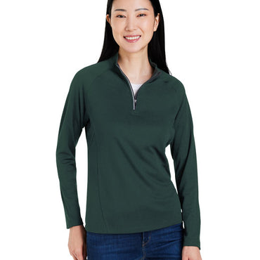 CE418W CORE365 Ladies' Origin Performance Pique Quarter-Zip