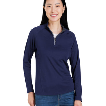 CE418W CORE365 Ladies' Origin Performance Pique Quarter-Zip