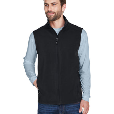 CE701 CORE365 Men's Cruise Two-Layer Fleece Bonded Soft Shell Vest