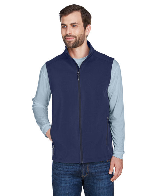 CE701 CORE365 Men's Cruise Two-Layer Fleece Bonded Soft Shell Vest