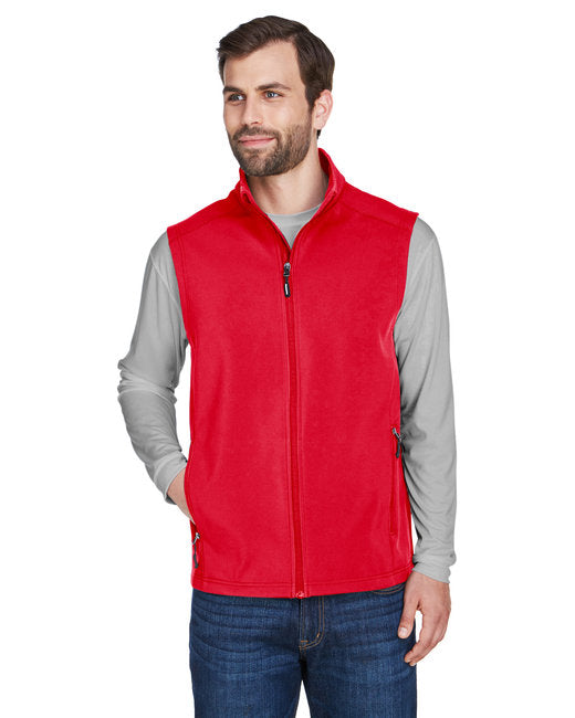 CE701 CORE365 Men's Cruise Two-Layer Fleece Bonded Soft Shell Vest