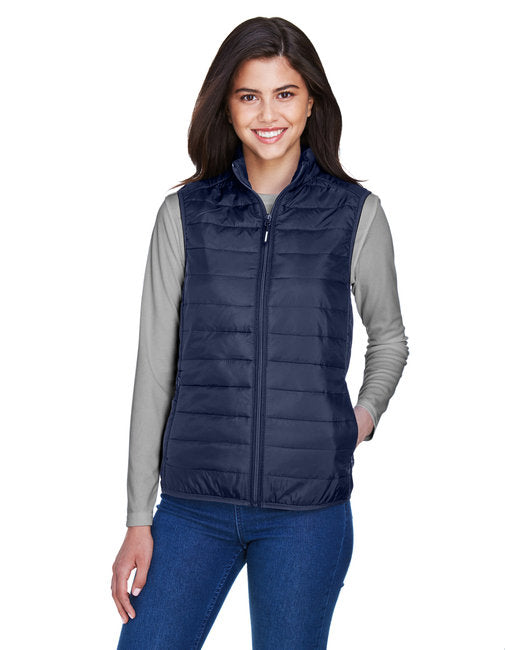 CE702W CORE365 Ladies' Prevail Packable Puffer Vest