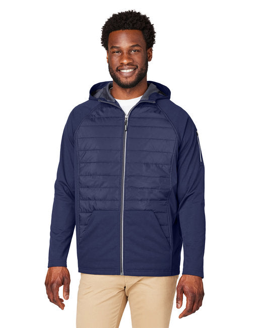 CE808 CORE365 Unisex Techno Lite Hybrid Hooded Jacket
