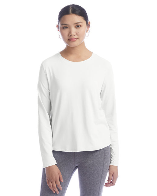 CHP140 Champion Ladies' Cutout Long Sleeve T-Shirt