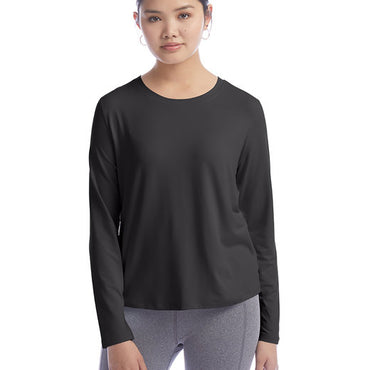 CHP140 Champion Ladies' Cutout Long Sleeve T-Shirt