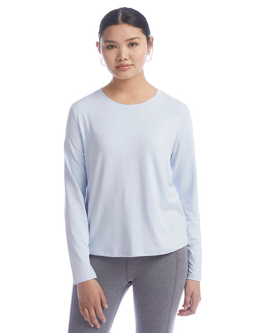 CHP140 Champion Ladies' Cutout Long Sleeve T-Shirt