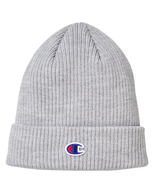 CS4003 Champion Cuff Beanie With Patch