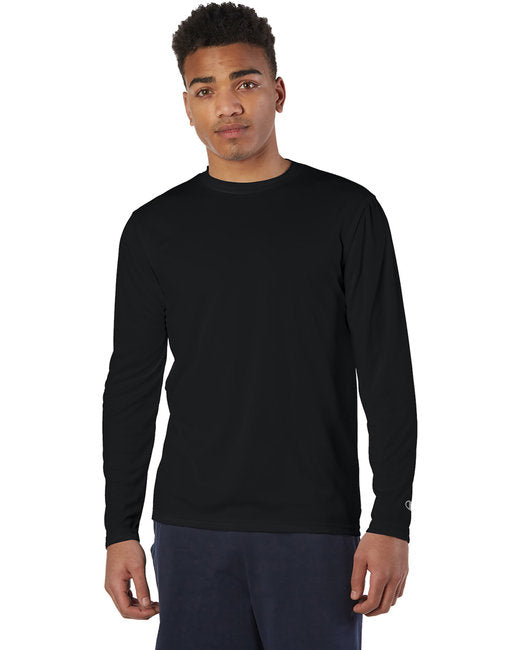CW26 Champion Adult 4.1 oz. Double Dry® Long-Sleeve Interlock T-Shirt