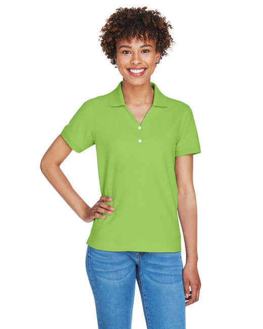 D100W Devon & Jones Ladies' Pima Piqué Y-Collar Polo