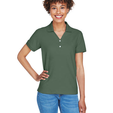 D100W Devon & Jones Ladies' Pima Piqué Y-Collar Polo