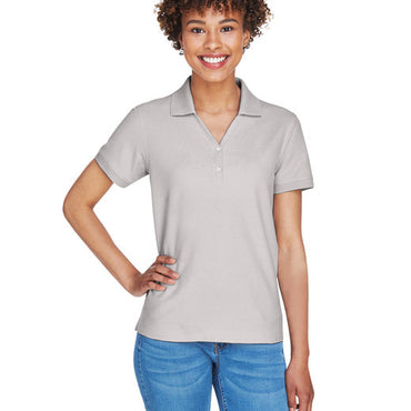 D100W Devon & Jones Ladies' Pima Piqué Y-Collar Polo