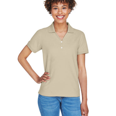 D100W Devon & Jones Ladies' Pima Piqué Y-Collar Polo