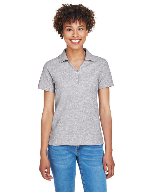 D100W Devon & Jones Ladies' Pima Piqué Y-Collar Polo