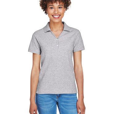 D100W Devon & Jones Ladies' Pima Piqué Y-Collar Polo